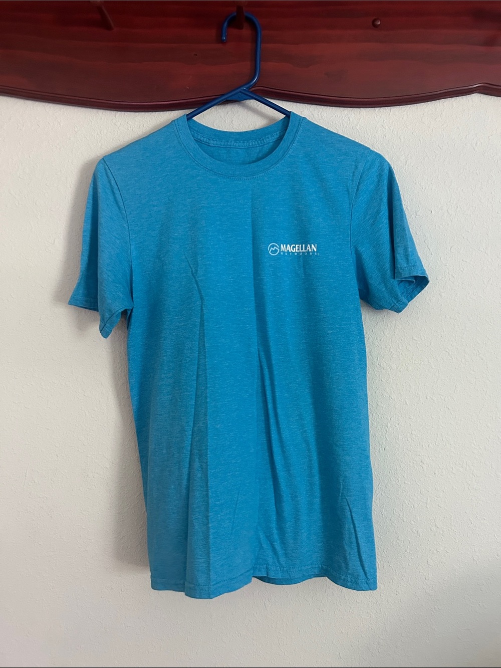 Magellan Outdoors Men’s Teal Short Sleeve Crew T-Shirt